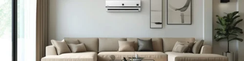 Système de climatisation murale pour maison